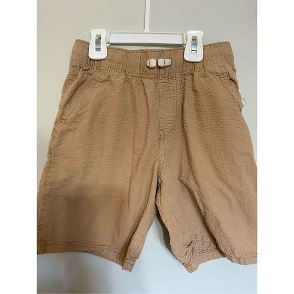 Boys cotton shorts size small 8 khaki colored‎ - Picture 1 of 4